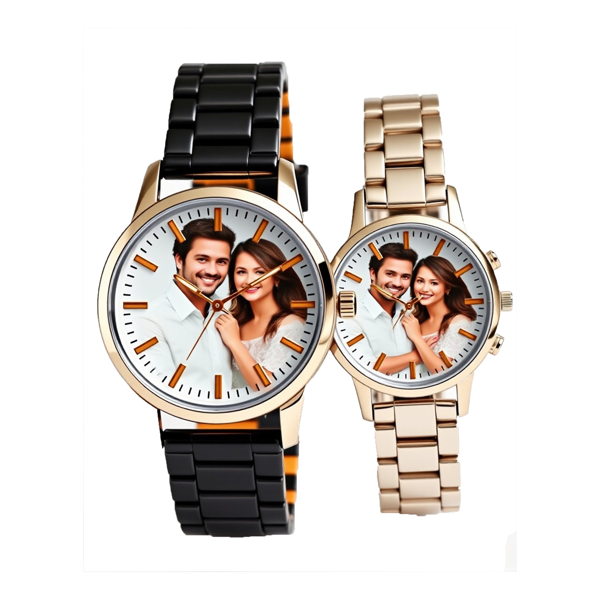 Customized Couple Watches – Personalized His and Hers Matching Wristwatches, Perfect for Gifts & Anniversaries - Tamam Glam