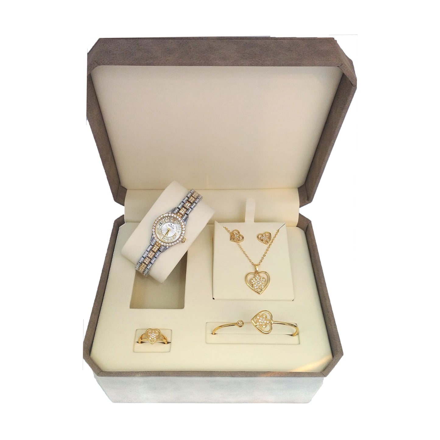 Tamam Glam Women's Luxury Gift Box – Elegant Jewelry Set with Watch - Perfect Gift for Birthdays, Anniversaries, or Special Occasions