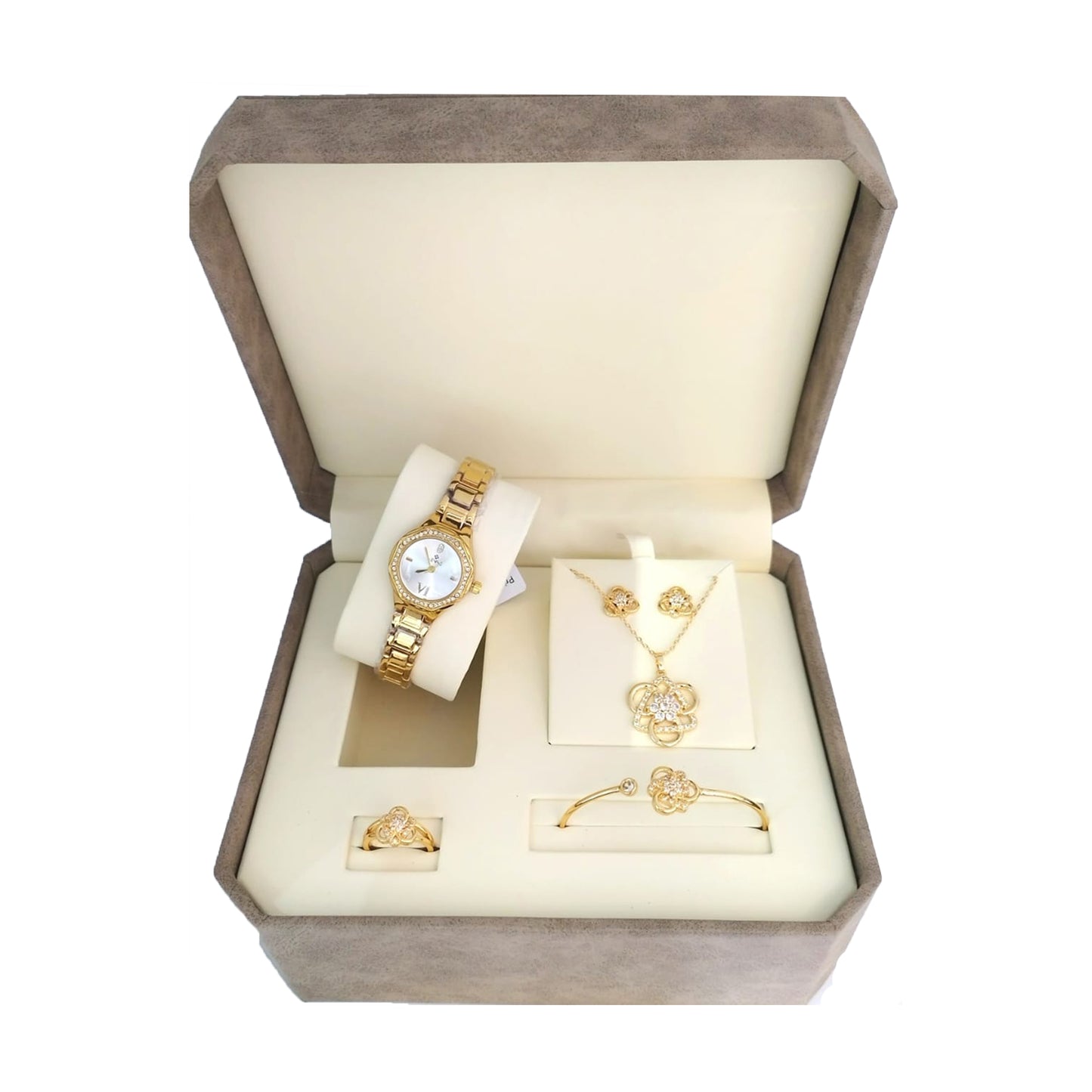 Tamam Glam Women's Luxury Gift Box – Elegant Jewelry Set with Watch - Perfect Gift for Birthdays, Anniversaries, or Special Occasions