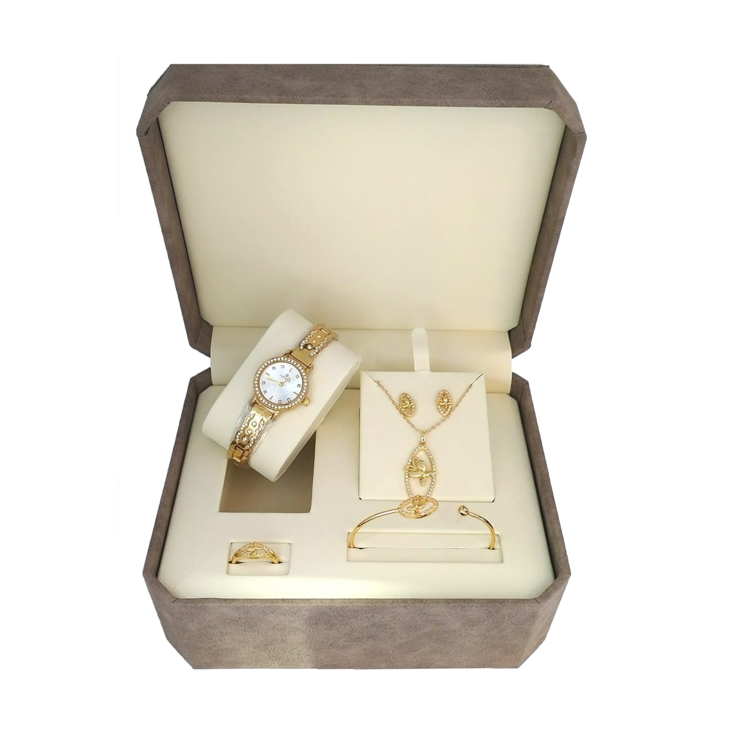 Tamam Glam Women's Luxury Gift Box – Elegant Jewelry Set with Watch - Perfect Gift for Birthdays, Anniversaries, or Special Occasions